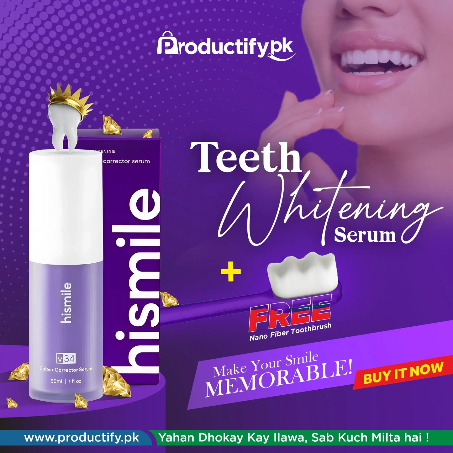 V34 Tooth Tinting Essence
