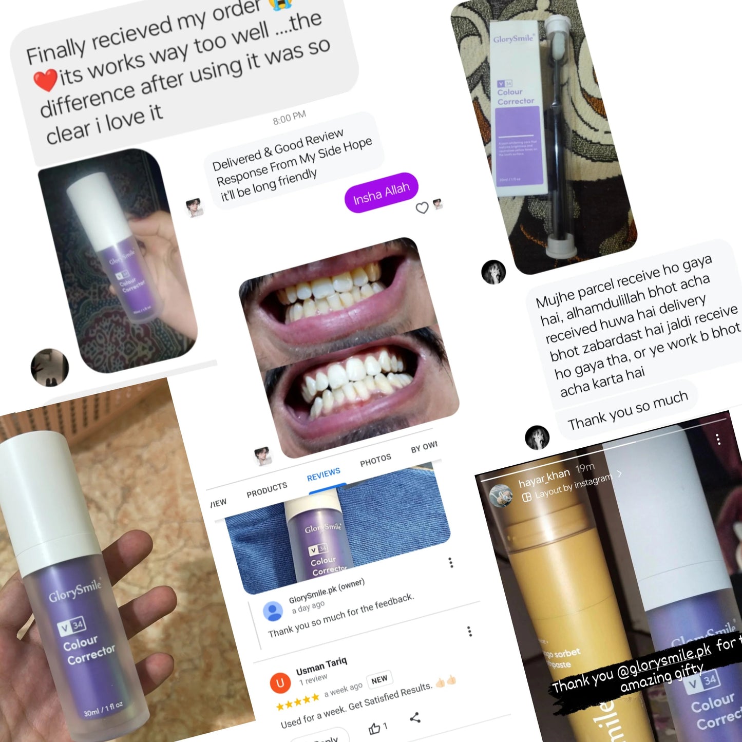 V34 Tooth Tinting Essence