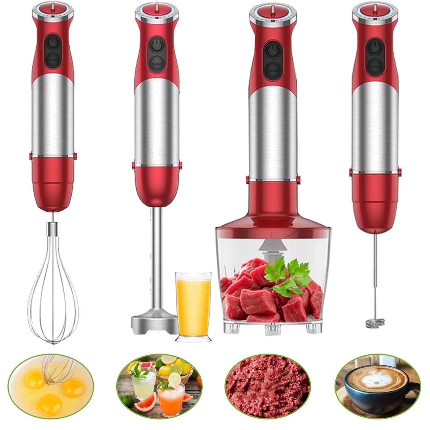 Portable Electric Hand Blender - 1 Pc Multifunctional Kitchen Tool