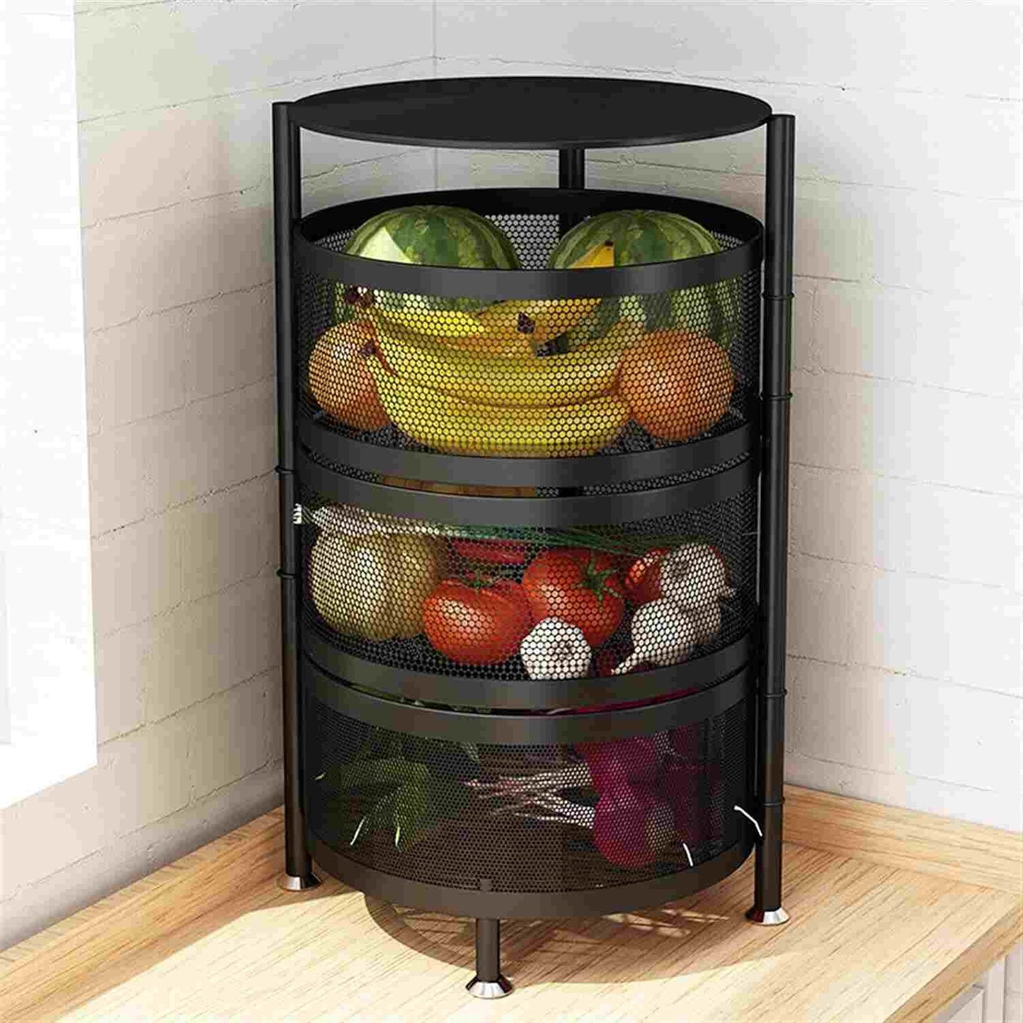 3 Layered Rotatable Fruit Basket